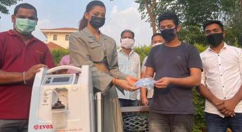 Urvashi Rautela Donates 27 EVOX Oxygen Concentrators In Uttarakhand